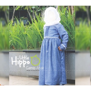 Gamis Anak Perempuan Little Hippo Premium - Gamis Little Hippo Premium