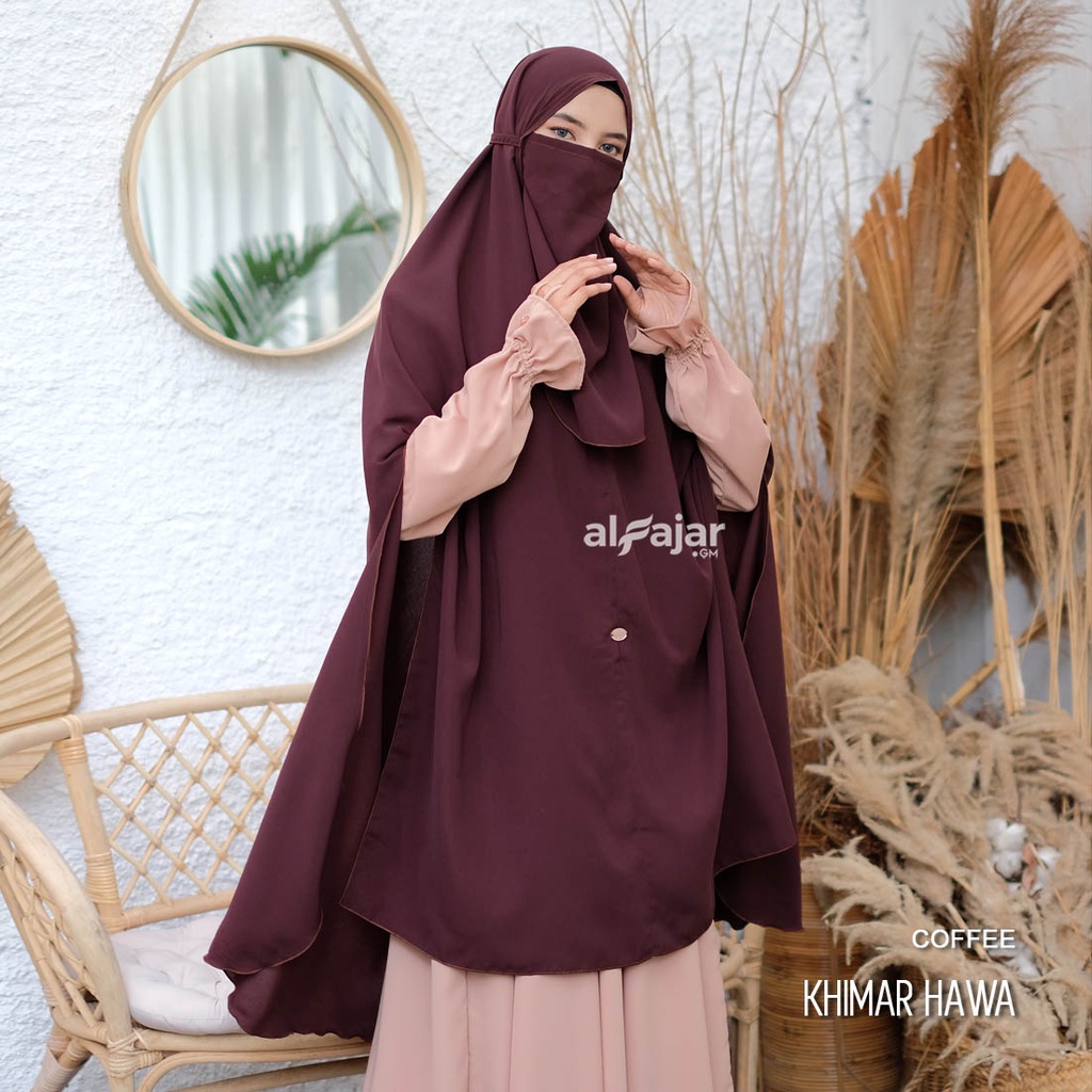 Khimar Jumbo Handsplit Hawa by Alfajar
