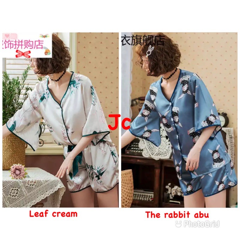 JC- Set Piyama V Lace HP / Stelan Piyama Santai Murah / piyama wanita Import kekinian / Grosir Piyama Import