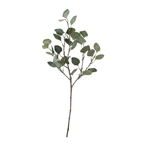 SMYCKA Daun tiruan, eucalyptus/hijau 65 cm