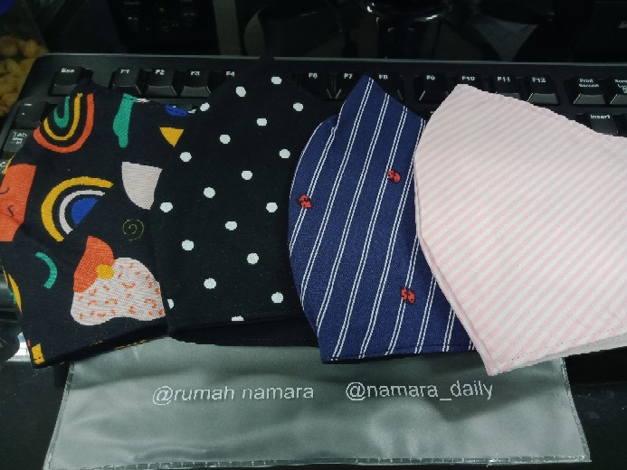 (satuan) Maskeran 2in1 Headloop By Rumah Namara