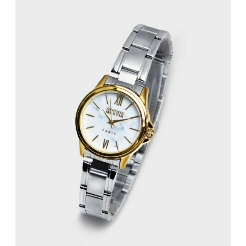JAM TANGAN WANITA NADJA silver by SOPHIE MARTIN original promo
