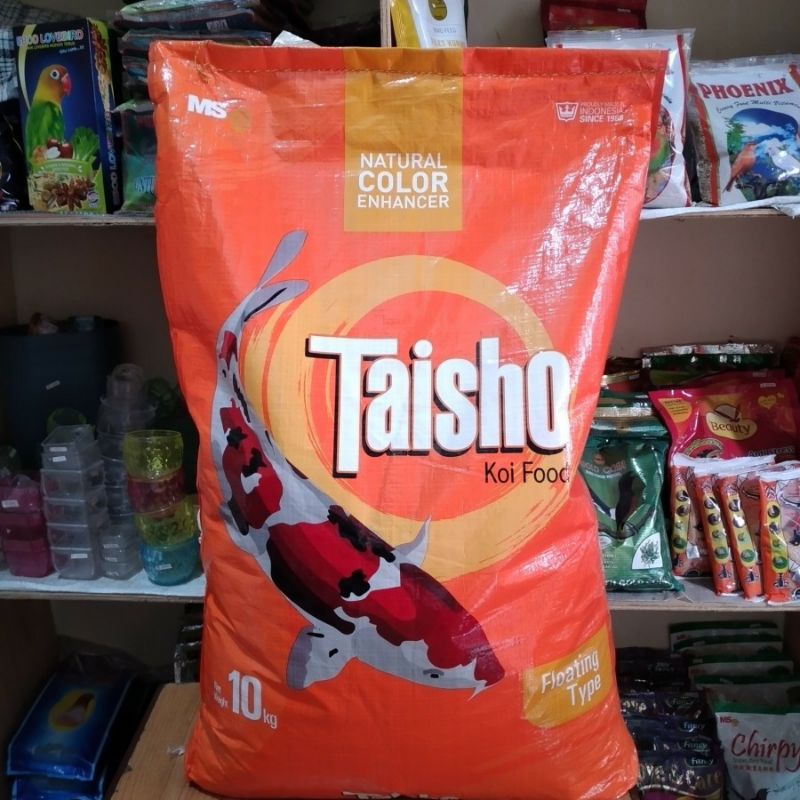 Makanan Ikan 500gr - Butiran Besar 5mm - Pelet Pakan Ikan Taisho Merah di Kolam dan Aquarium
