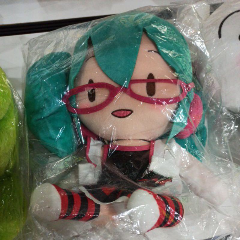 plushie vocaloid Miku Hatsune. project diva with Megane