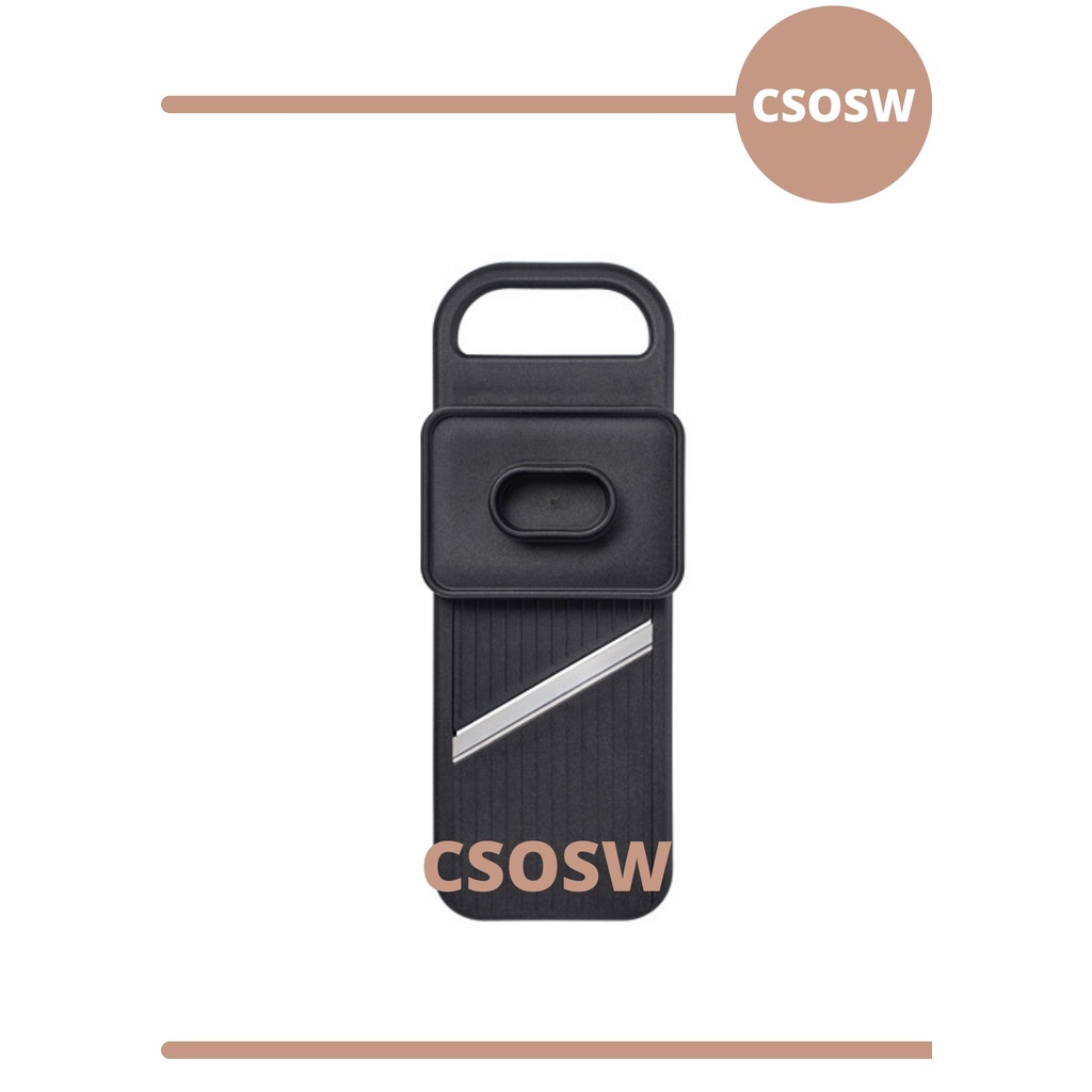 Alat Parutan Tipis Stainless Steel Slicer Mandolin Hitam