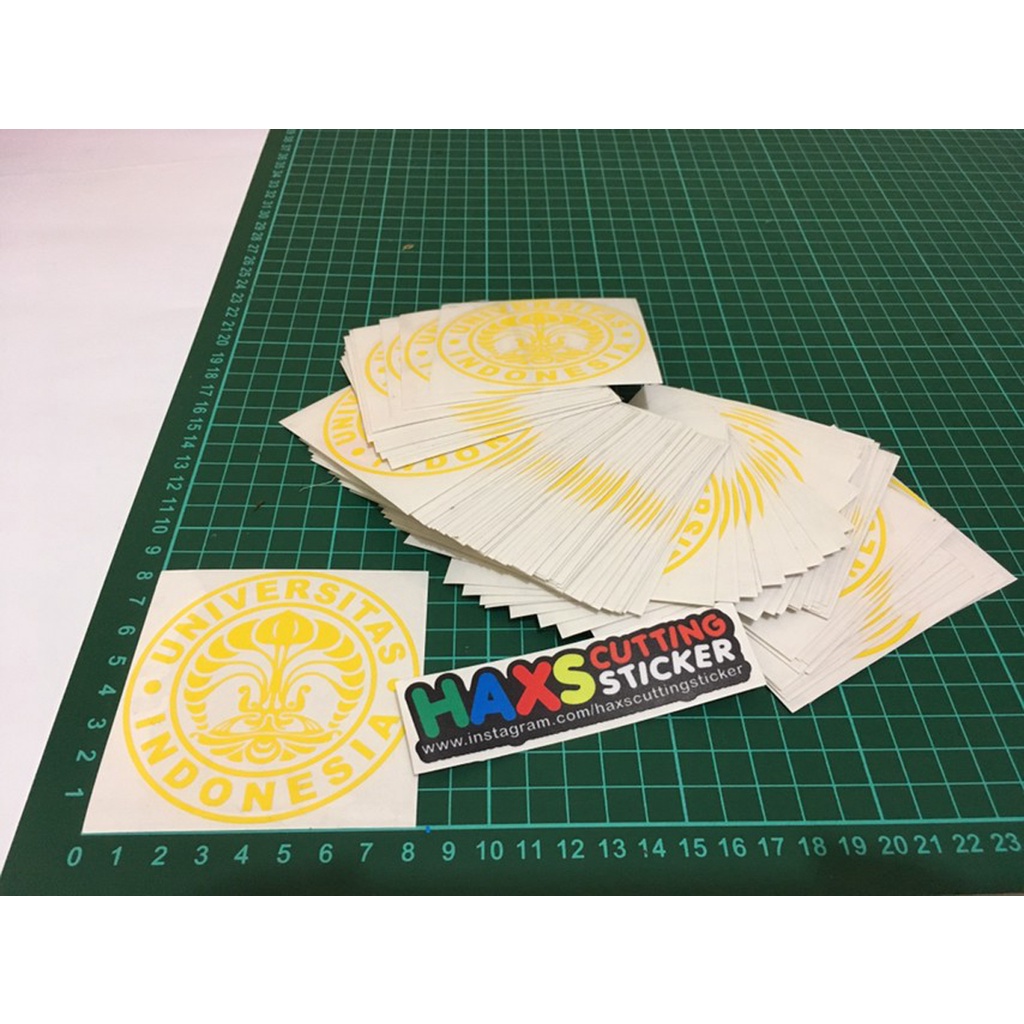 Cutting Sticker Makara UI Universitas Indonesia Ukuran 8 Cm Untuk Motor &amp; Mobil