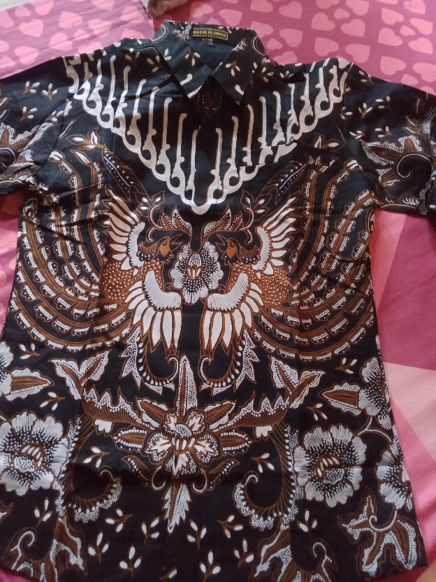 Kemeja Batik Merpati Sogan Halus Asli Katun Sragenan Batik Solo