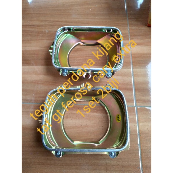 Bracket Ring Lampu Depan Besar kotak 7 inchi 2biji Taft Feroza kijang katana