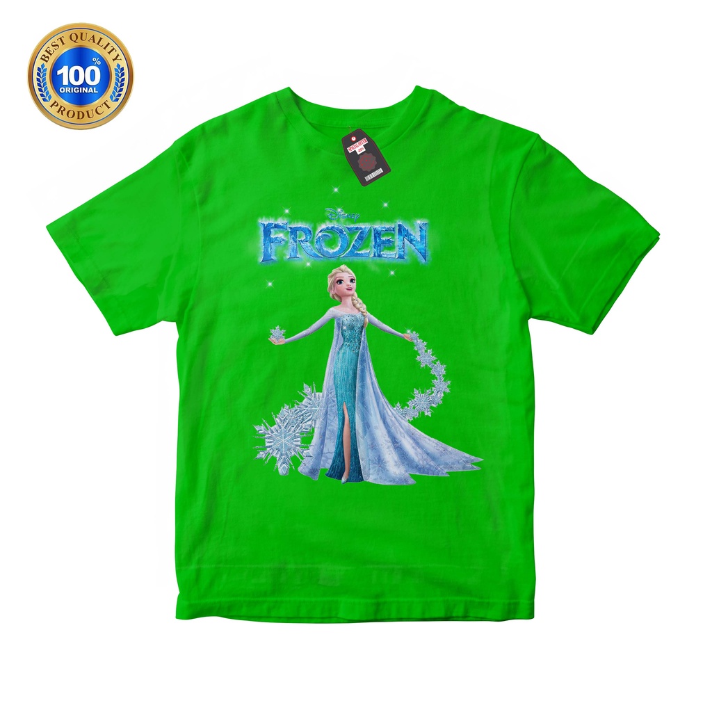 kaos anak frozen disnep kaos anak anak lucu bahan catoon