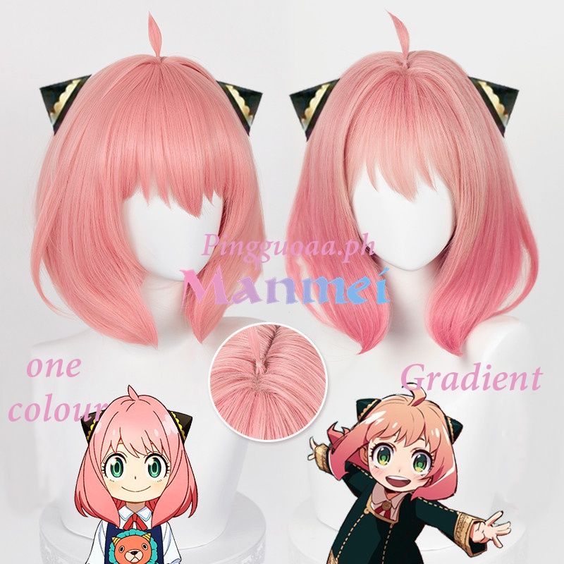 Wig cosplay Anya Forger SpyXFamily