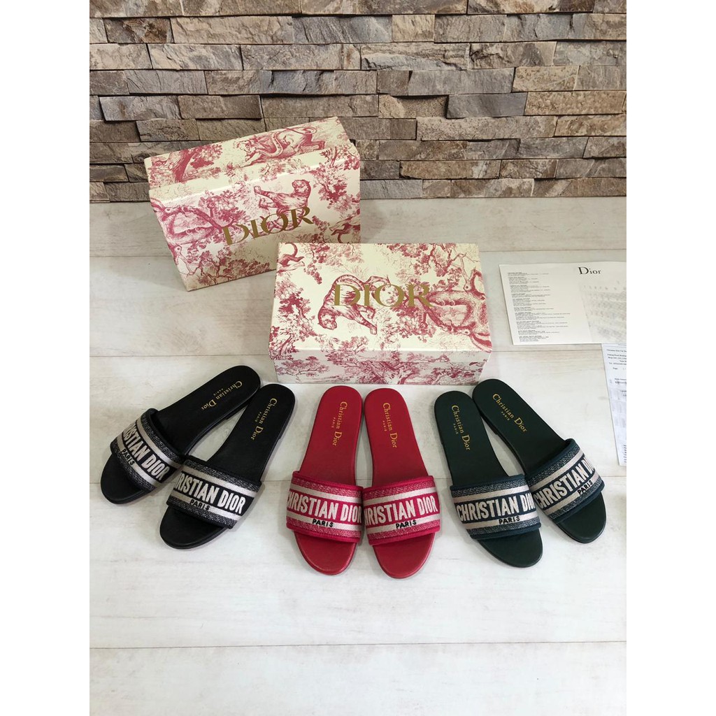 Sandal Dior 103091  Sandal Ori/Branded/Quality/Super Quality/Kualitas/Asli/Mirror ML