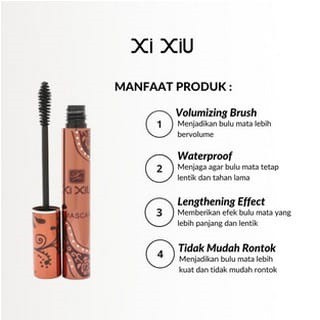 ❤ PAMELA ❤ Xi Xiu Lovely | Black | Pink Mascara Divine Waterproof Volumizing BPOM | maskara xi xiu