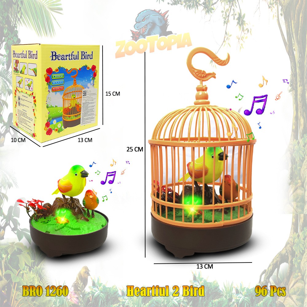 PROMO OTB192 BRO1361 BRO1260 BRO1376 BRO1397 Burung Sangkar Berkicau Pohon Mainan Anak Hewan Bintang ZOOTOPIA
