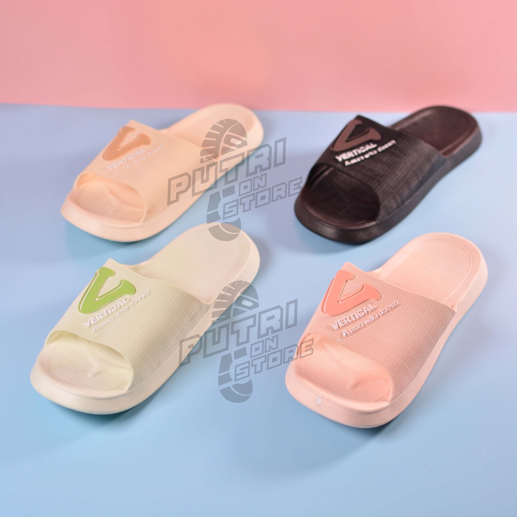 SALE CUCI GUDANG Sandal Slop Import bahan jelly empuk merk MOKAYA