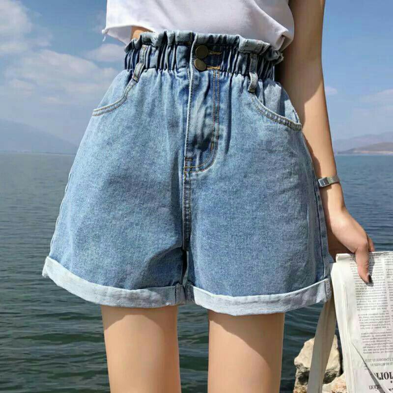 JENIE HOTPANTS JEANS DOUBLE BUTTON