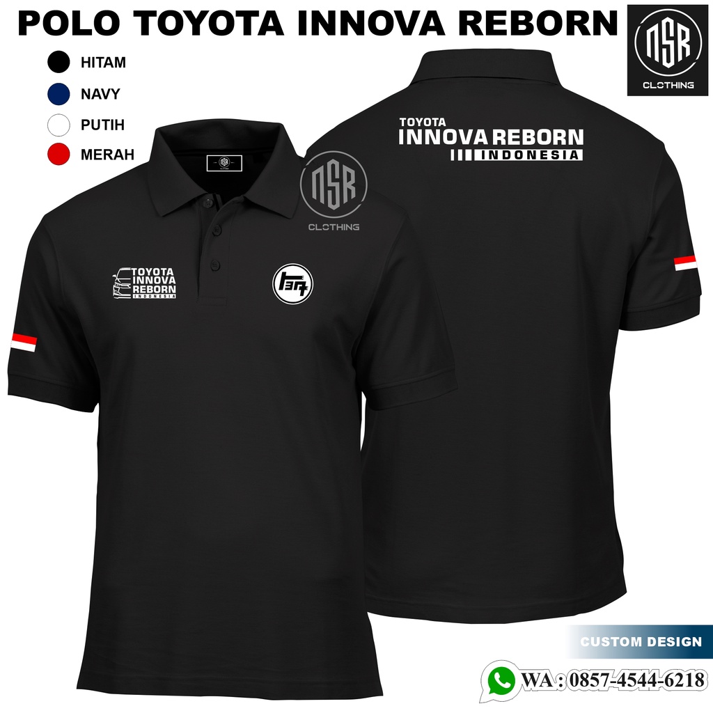 POLO TOYOTA INNOVA REBORN /BAJU INNOVA /KAOS INNOVA/KAOS KIJANG