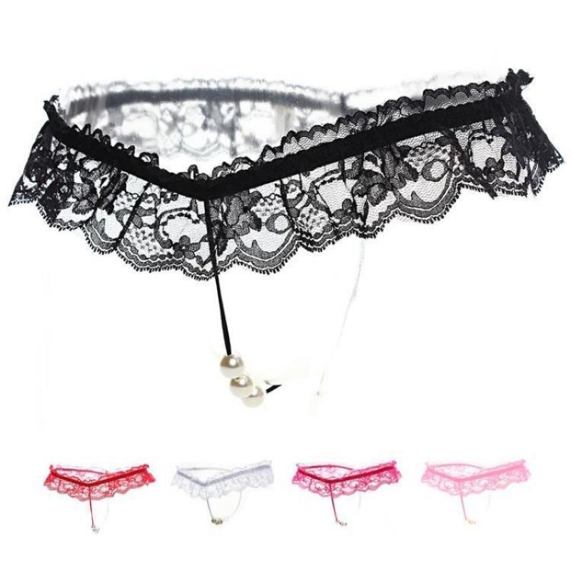 Celana Dalam Wanita Sexy Mutiara Pearl G-String Lingerie