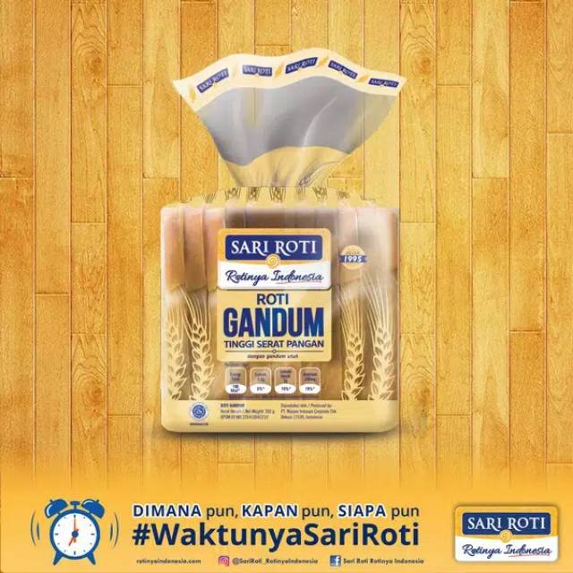 Jual roti tawar gandum sari roti Indonesia|Shopee Indonesia