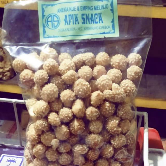 

Onde-onde mini +wijen manis rasa renyah gurih & lezat