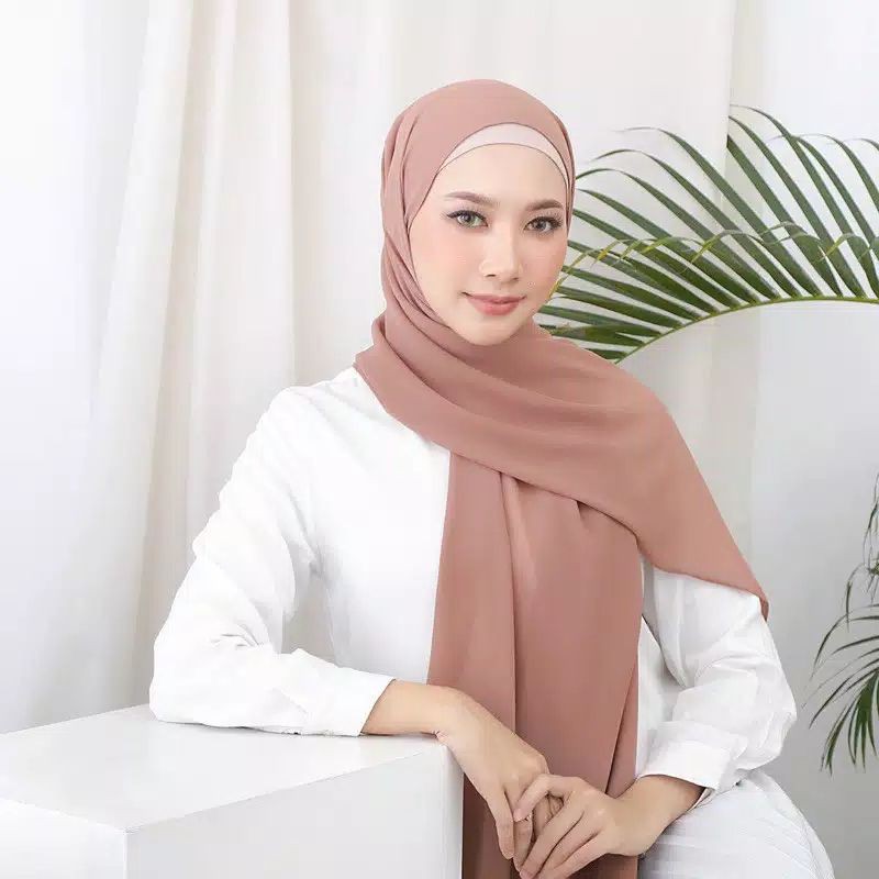 pashmina ceruty babydoll 180x75 / jilbab pashmina ceruti babydoll