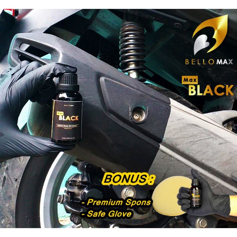 Penghitam Motor Mobil Black Permanen by BX ONE