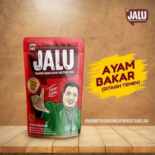 

Jamur Lunas "Jalu" Rasa Ayam Bakar