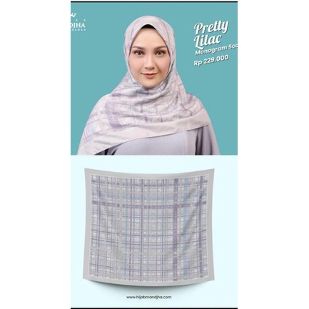 Mandjha Khusus Free Box Ivan Gunawan Fashion Scarf Motif Pretty Lilac, Ready Juga Pretty Pink,Lily F