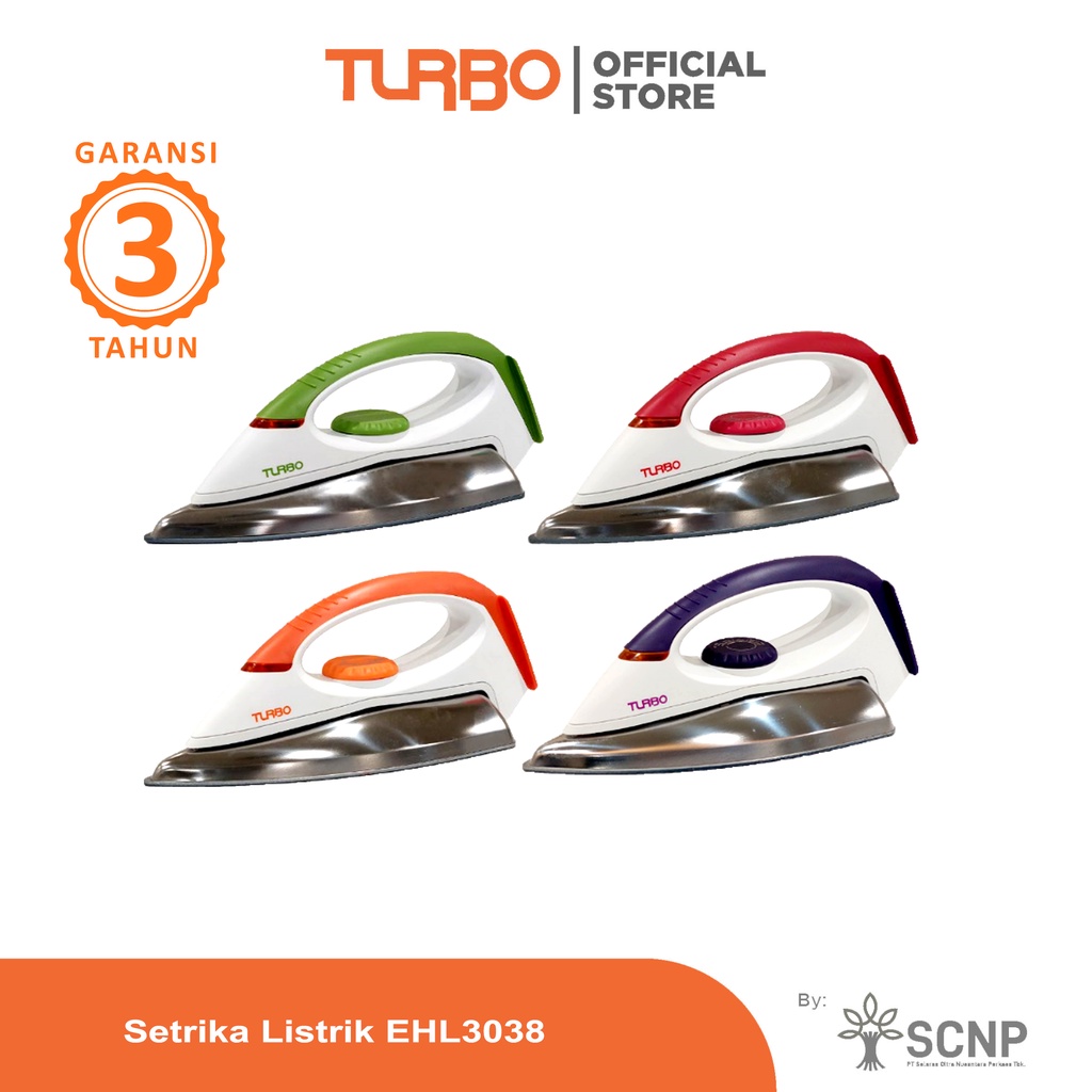 TURBO Setrika Listrik - Trylon Glide EHL3038