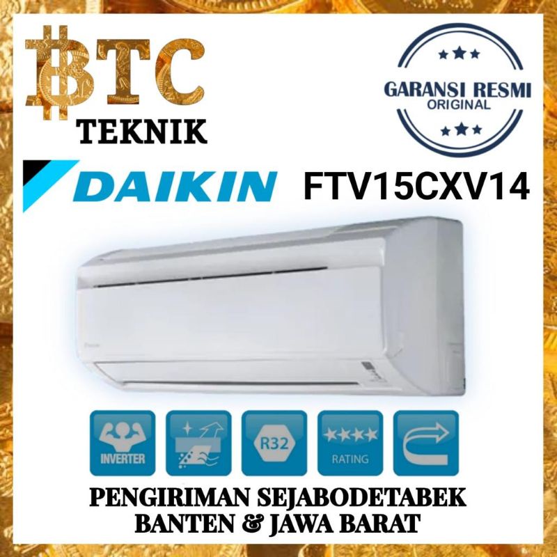 AC DAIKIN FTV 15 1/2 PK MALAYSIA + PASANG INSTALASI