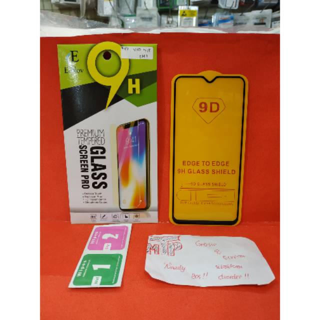 Tempered Glass full Vivo Y13 / Anti Gores Kaca Vivo Y13 2019 Full Lem