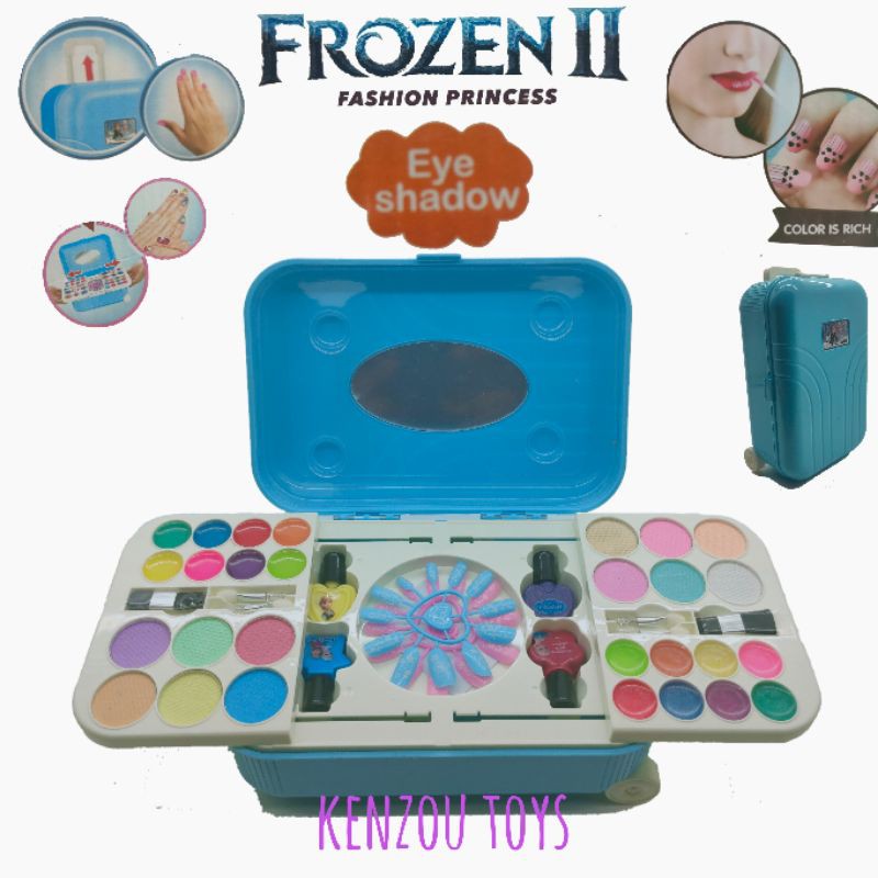 Mainan makeup koper fashion princes frozen 2