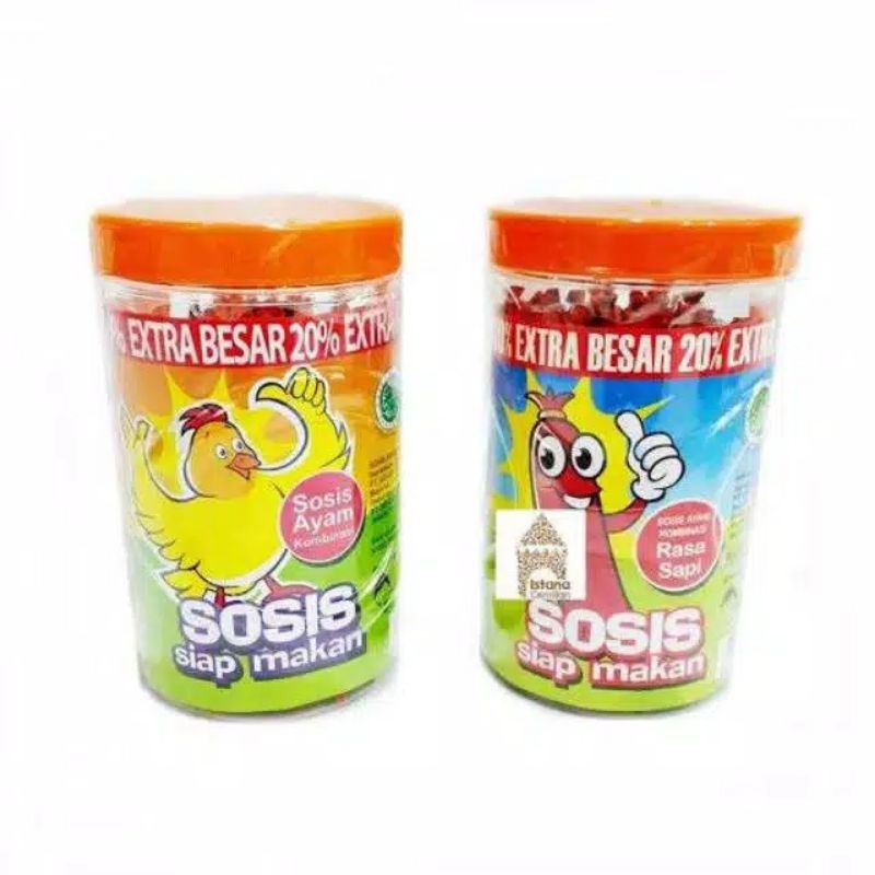 

Sosis So nice sosis siap makan 24pcs+1pcs rasa ayam dan daging sapi