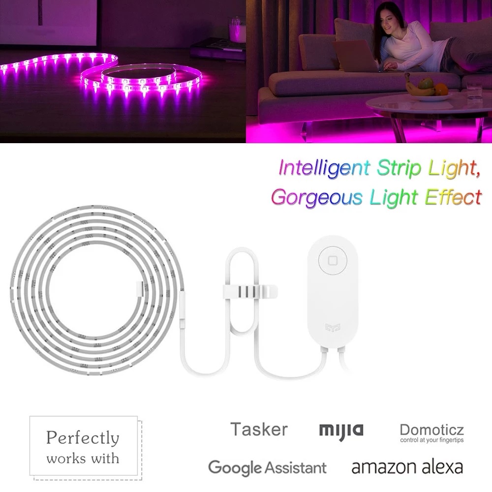 AKN88 - YEELIGHT Aurora Strip Light Plus LED RGB 2M Smart Controller YLDD04YL