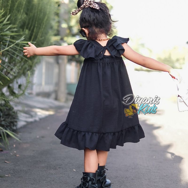 (6 bulan-7 Tahun) SABELA-Dress anak perempuan| Dress baju anak perempuan | Dress baju bayi | Gaun pesta anak bayi ori diyanis kids