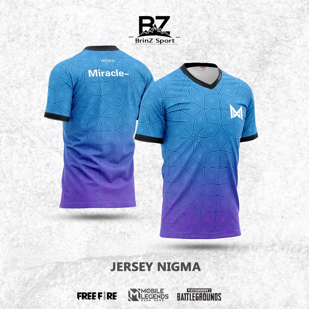 Jersey  Nigma - Kaos Nigma Terbaru Dewasa & Anak Free Nickname