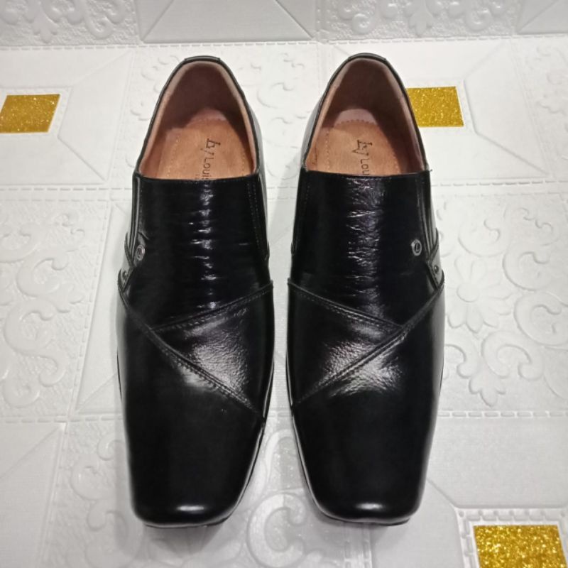 Louis Visto 356/Pantofel Formal Pria/Sepatu Kerja Pria/Kulit Asli