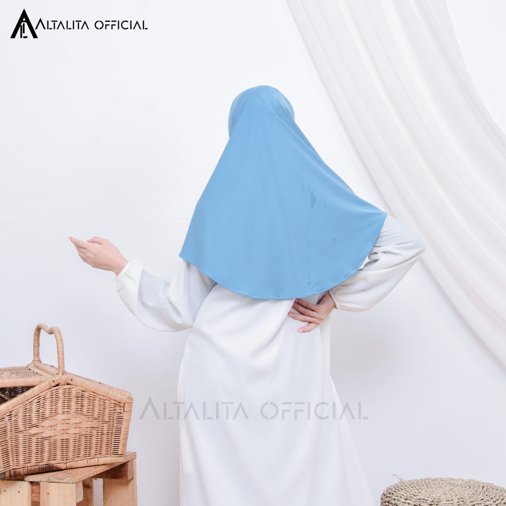 Altalita - Kerudung Sport Hamidah Jersey Menutupi Dada Bahan Adem Lembut Tebal Berkualitas