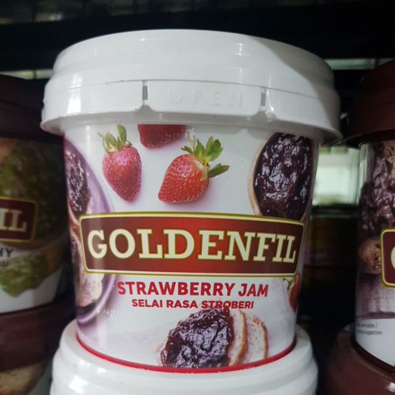 

goldenfil stawberry jam (selai rasa stawberry)/1kg