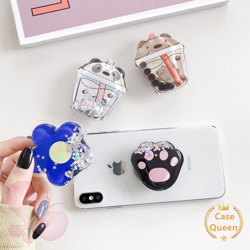 Popsocket Smartphone Universal Bentuk Beruang Lucu