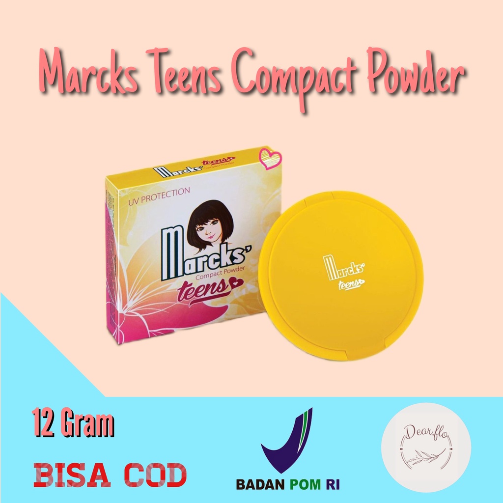 Marcks Teens Compact Powder Putih 12g