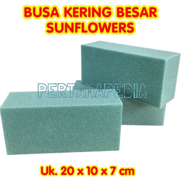 FOAM BUSA KERING  GABUS KERING  BUNGA DEKORASI  DAUN  