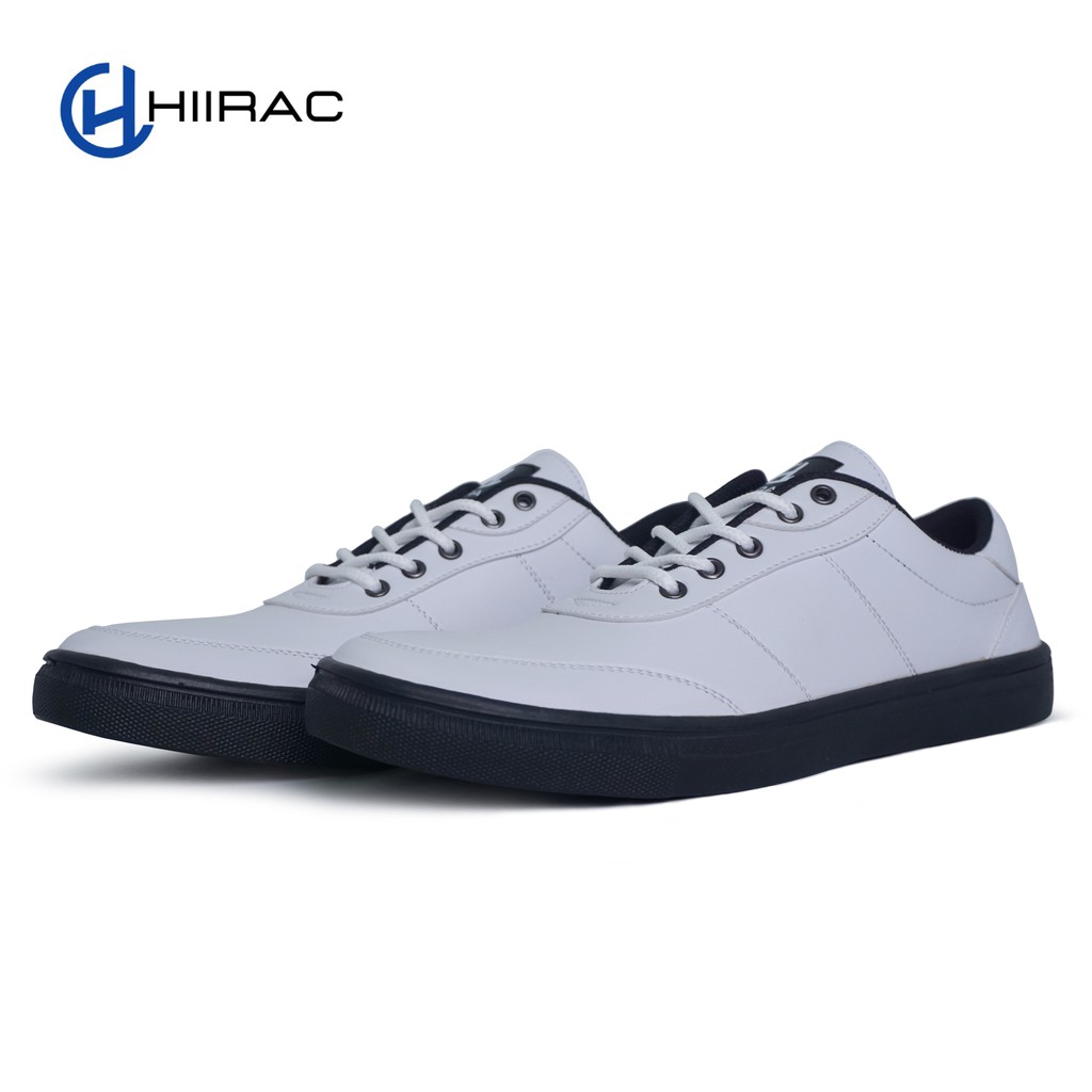 Sepatu pria sneakers kasual Brand Hiirac H-006/H-007/H-008 putih | Hitam | Cokelat Original brand Hi
