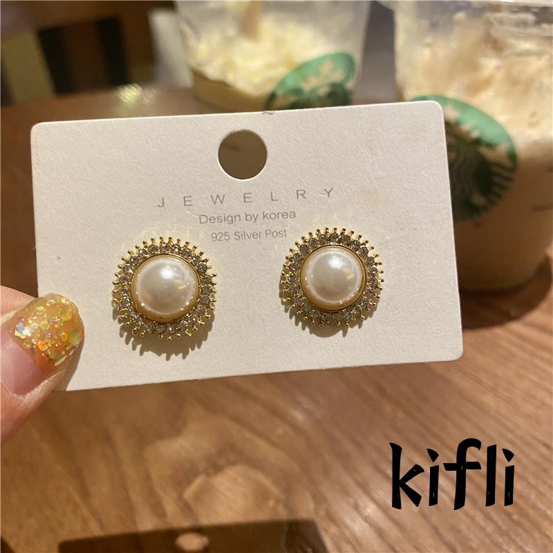 Anting Mutiara,Berlian Imitasi,Gaya Simple,Untuk Perhiasan