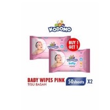 Kodomo Tissue Wipes b1g1 50sheet free 50sheet