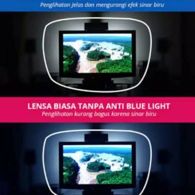 lensa blueray/tidak tembus sinar biru