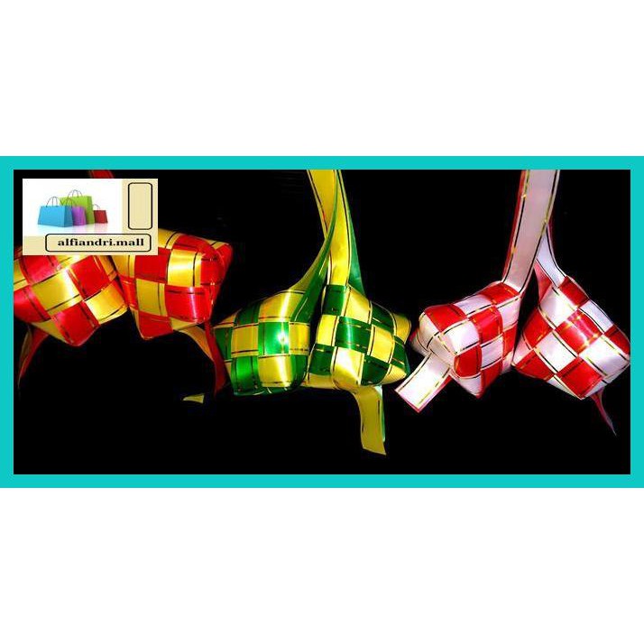 

Ftr6Rt- Ketupat Medium 6Cm Hiasan Pita Dekorasi Parcel Jg67T7-