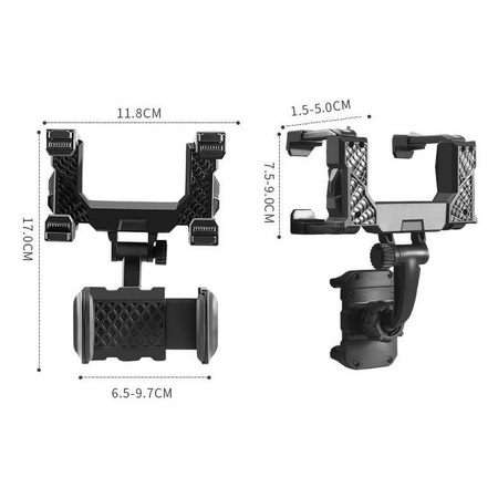 Holder Hp GPS di Kaca Spion Mobil / Car Rearview Mirror Mount Phone / Holder Hp Spion Tengah Mobil / Holder Hp Untuk Dimobil / Bracket Hp Spion Mobil