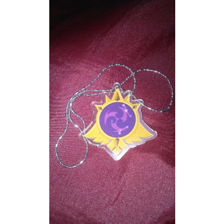 NECKLACE Kalung Genshin Impact Game VISION VERSION RANTAI NIKEL