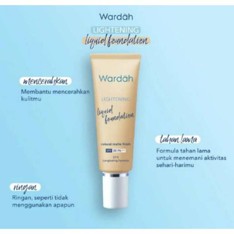 Original Foundation Wardah Lightening Liquid Foundation