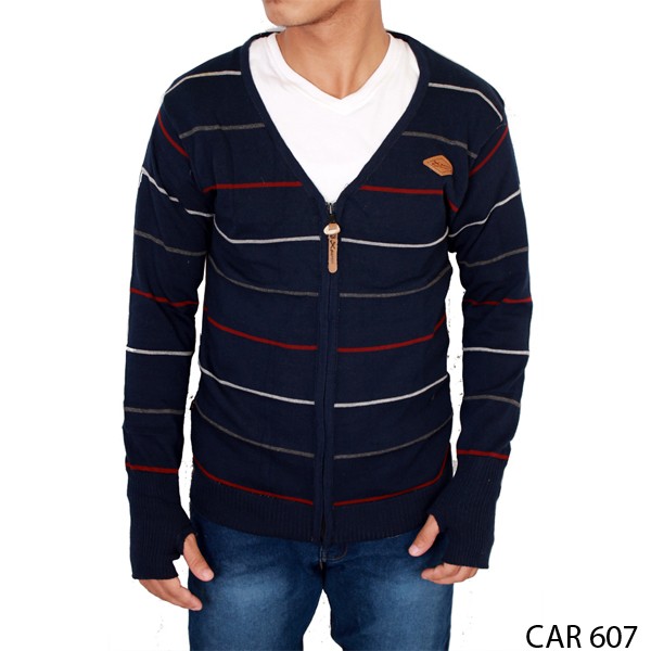 Cardigan Lengan Panjang Rajut Rajut Dongker – CAR 607